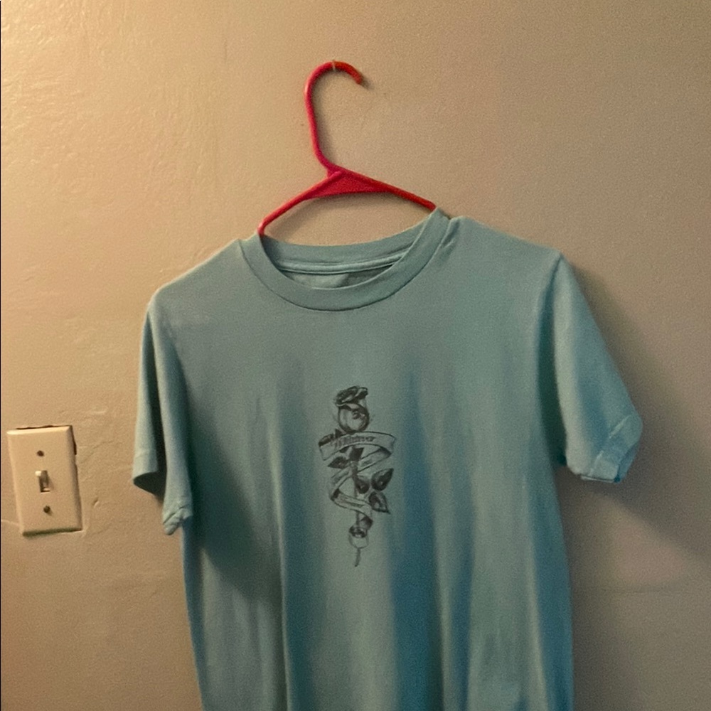 Empyre Blue Short Sleeve Tee with Graphic
